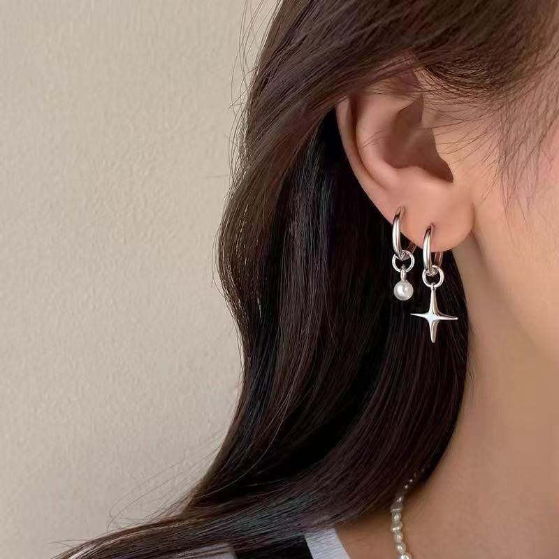 925银针星星耳环小众设计2024新款爆款耳钉女款高级感耳饰,饰品/流行首饰/时尚饰品新,耳环,淘宝优惠券,粉丝福利购,淘宝优惠卷
