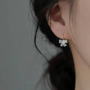 925纯银镂空蝴蝶结耳钉女轻奢2025新爆款 耳饰高级感耳环