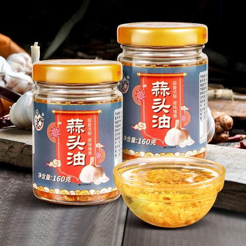 蒜头油香葱油汤粉调料家用炒菜调味品油炸大蒜 炸蒜蓉瓶装