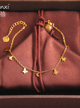 轻奢浪漫蝴蝶手链精致温柔女手饰