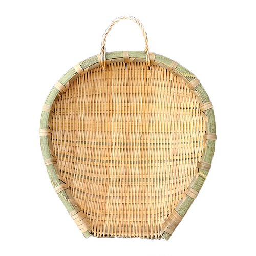 竹编筲箕老式纯手工竹篮竹筐采摘青皮簸箕沥米洗菜晾晒编织收纳筐