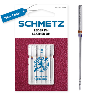 蓝狮DH皮革机针家用电动缝纫机胜家蝴蝶重机兄弟三角刀针硬皮革纸