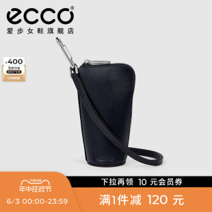 旅行家9107203 ECCO爱步手提包女 便携真皮手抓包手机包水桶包