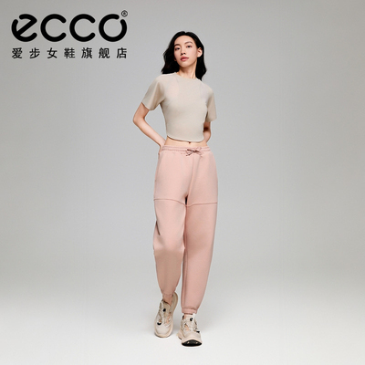 ECCO x NRL联名 26新款春夏简约休闲宽松运动卫裤女士EN253P018