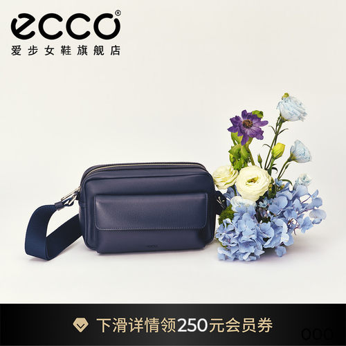 ECCO爱步包包女 新款大容量休闲外出斜挎包 相机包9108213