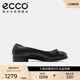 新款 法式 单鞋 ECCO爱步芭蕾舞鞋 平底鞋 春季 皮鞋 雕塑奢华222323 女