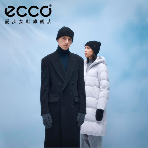 ECCO爱步秋冬舒适柔软休闲帽子