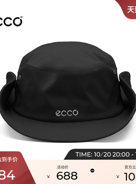 ECCO×白山联名 男女同款纯色简约时尚户外运动渔夫帽EW263C002G