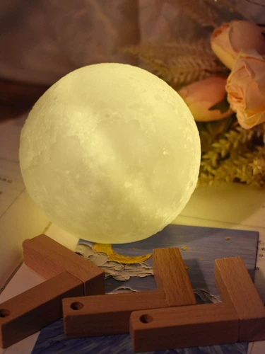 Луна, атмосферный ночник для кровати, 3D, подарок на день рождения