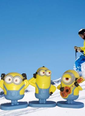 Minions小黄人手办神偷奶爸模型3D大眼萌公仔玩具人偶汽车摆件