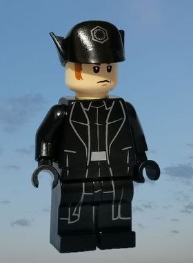 乐购建构积木收藏星球大战7 人仔 第一秩序 帝国军官 sw662 75104