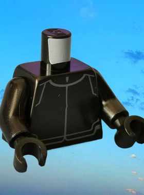 乐购星球大战75101第一秩序特种部队船员迷你躯干黑色手76382身体