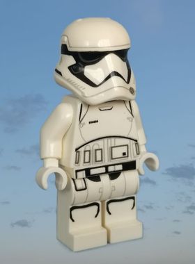 乐购建构星球大战人仔75103暴风兵sw667白兵75132配件23897腿身体