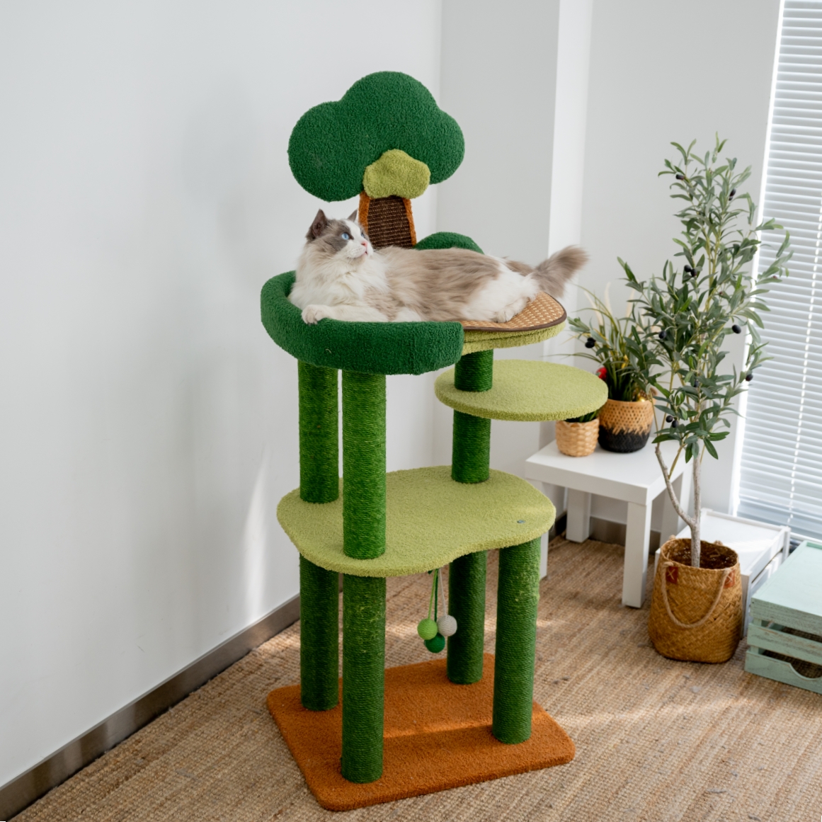 凯瑞猫爬架猫窝猫树一体