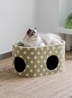 猫窝猫树猫爬架一体剑麻磨爪子猫抓板豪华四季垫子拆洗猫房子猫屋