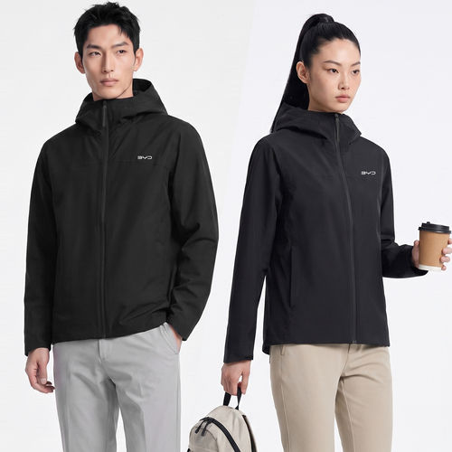 比亚迪汽车工作服夹克冲锋衣