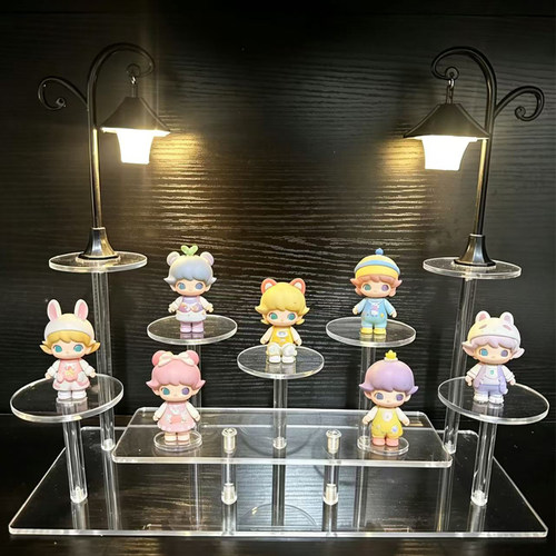 亚克力分层展示架带灯一件定制