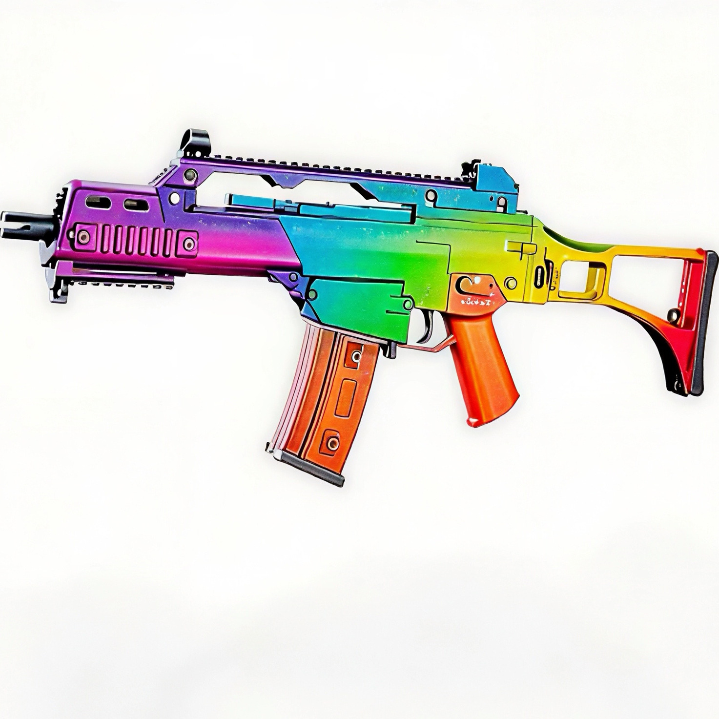 司马G36C火控版电动玩具枪