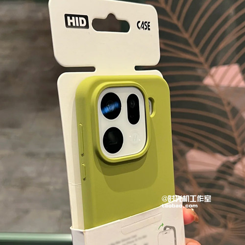 适用OPPOFindx9豆蔻绿液态硅胶套