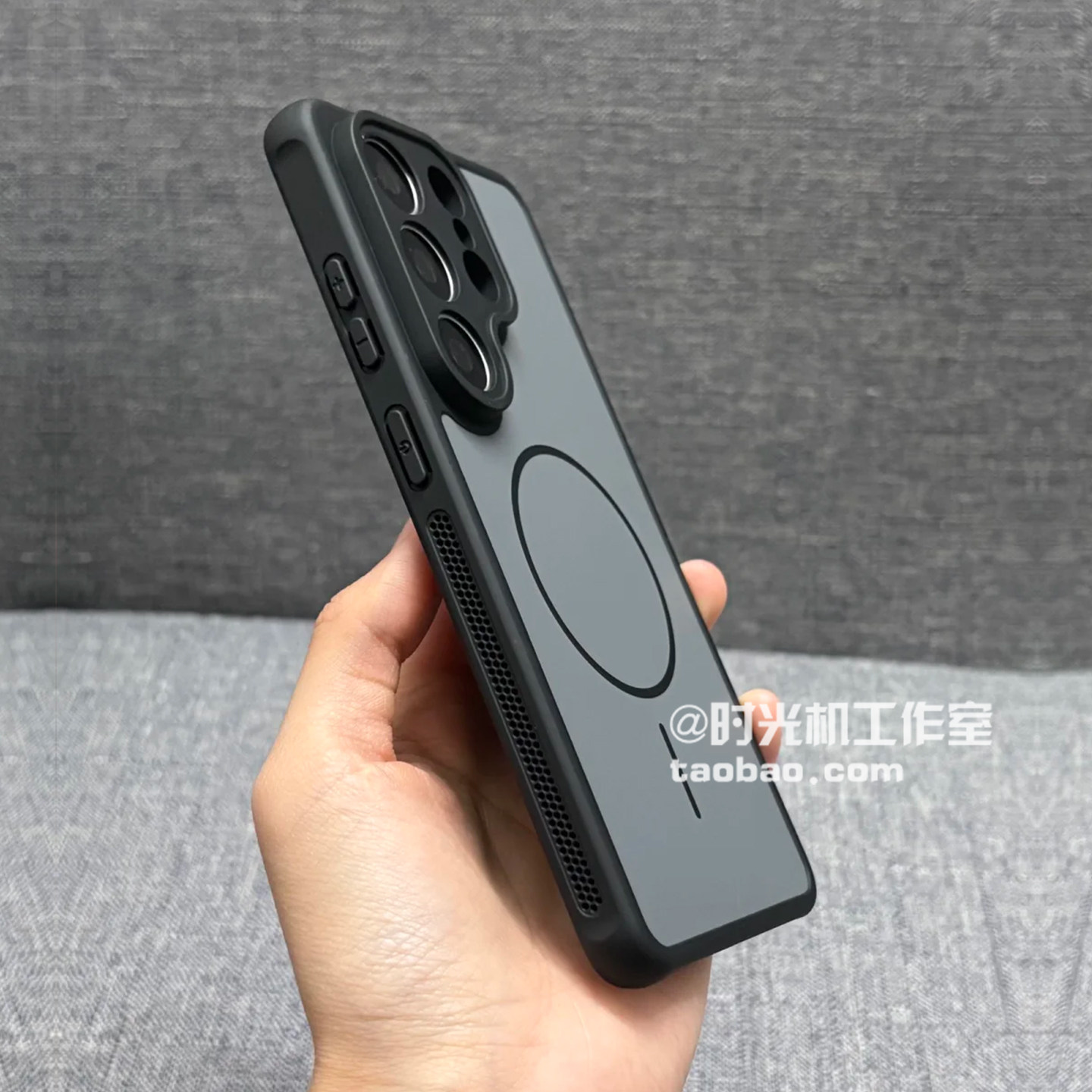 轻奢散热二合一肤感透明磁吸壳适用三星S26+手机壳S26Ultra全包镜头S25高级感S24无线充电s23u男女防摔新款硬