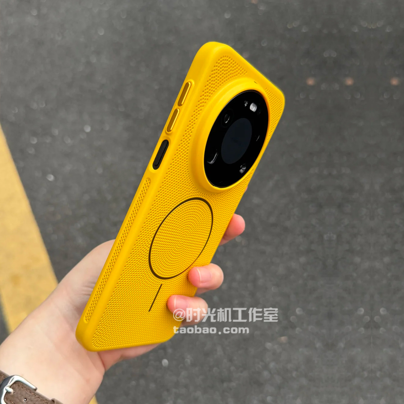 适用华为Mate80镂空散热磁吸网壳