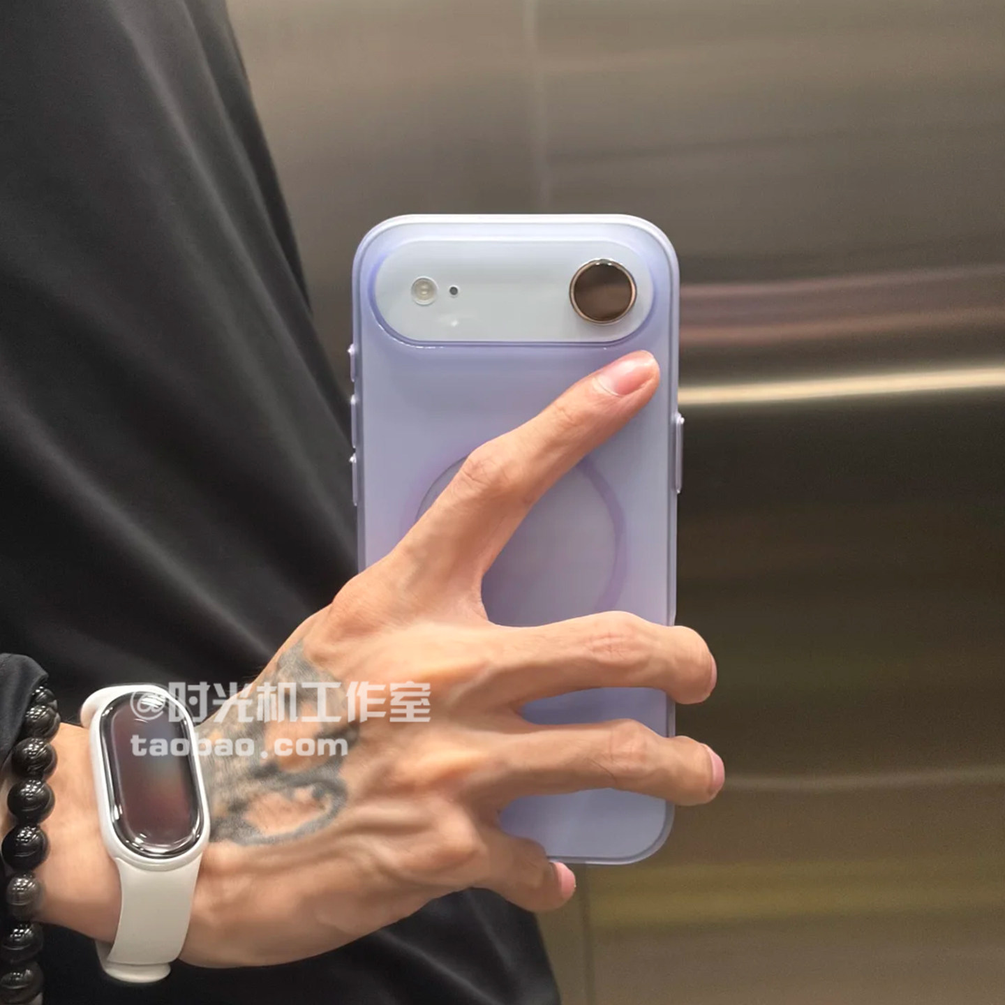 ins雾面丁香紫柔纱二代磁吸壳适用iPhone17promax手机壳苹果17透明PC硬壳air微磨砂15/14独立按键13/12男女套