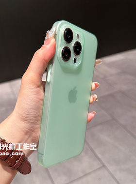 曼波绿半透明磨砂防指纹适用华为Pura70手机壳Nova12/11保护套P60art超薄Mate60/50pro女P40/30软tpu男10/9/8