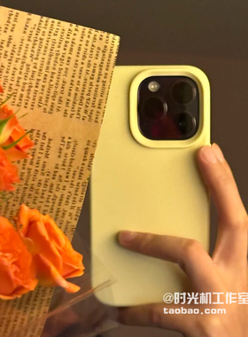 INS日韩糯叽叽奶黄适用OPPOReno15液态硅胶Reno15Pro手机壳14/13肤感马卡龙12/11纯色全包边可爱男女防摔套硬