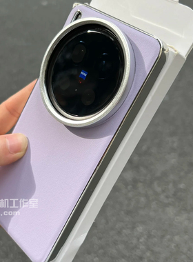 INS气质淡紫素皮电镀框适用vivoX200Ultra手机壳X200S纯色PC贴皮硬壳高级感磨砂防指纹加高大孔纯色奢华男女