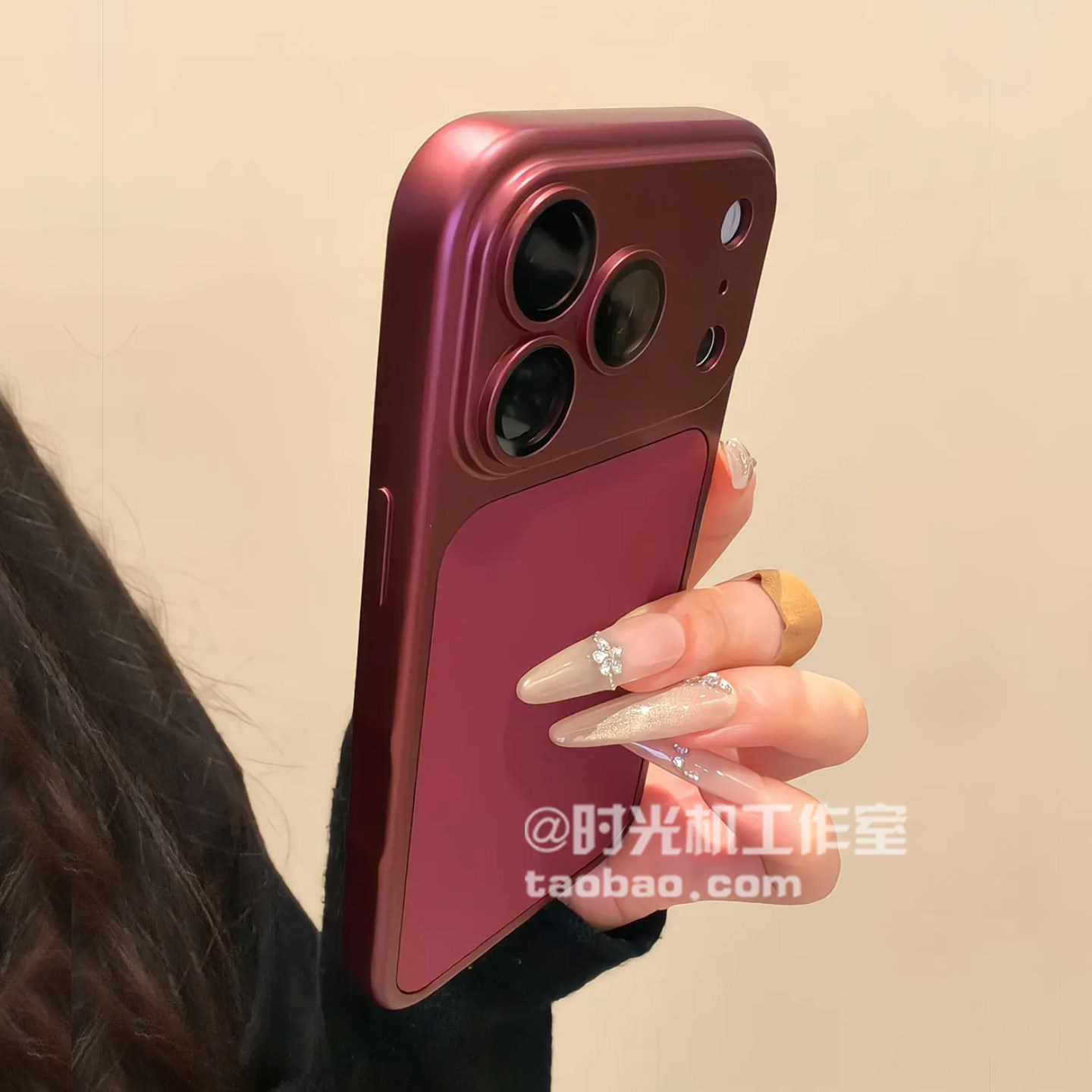 适用iPhone18Promax素皮纹大视窗