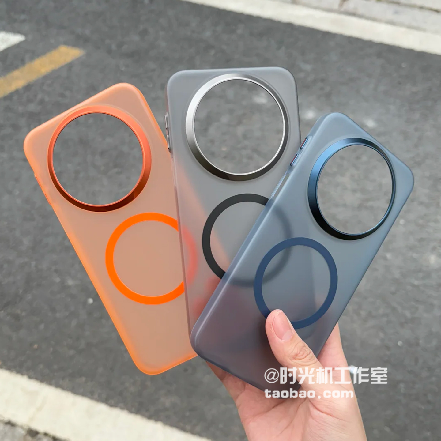 适用华为Mate80冰雾五金镜框磁吸