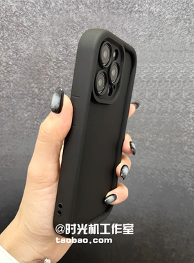 IQOO12立体加高镜头适用iqoo12pro手机壳neo9/8/7se酷黑色NEO6/5活力版11s全包边10/9加厚z8x磨砂Z7X软z3套z5