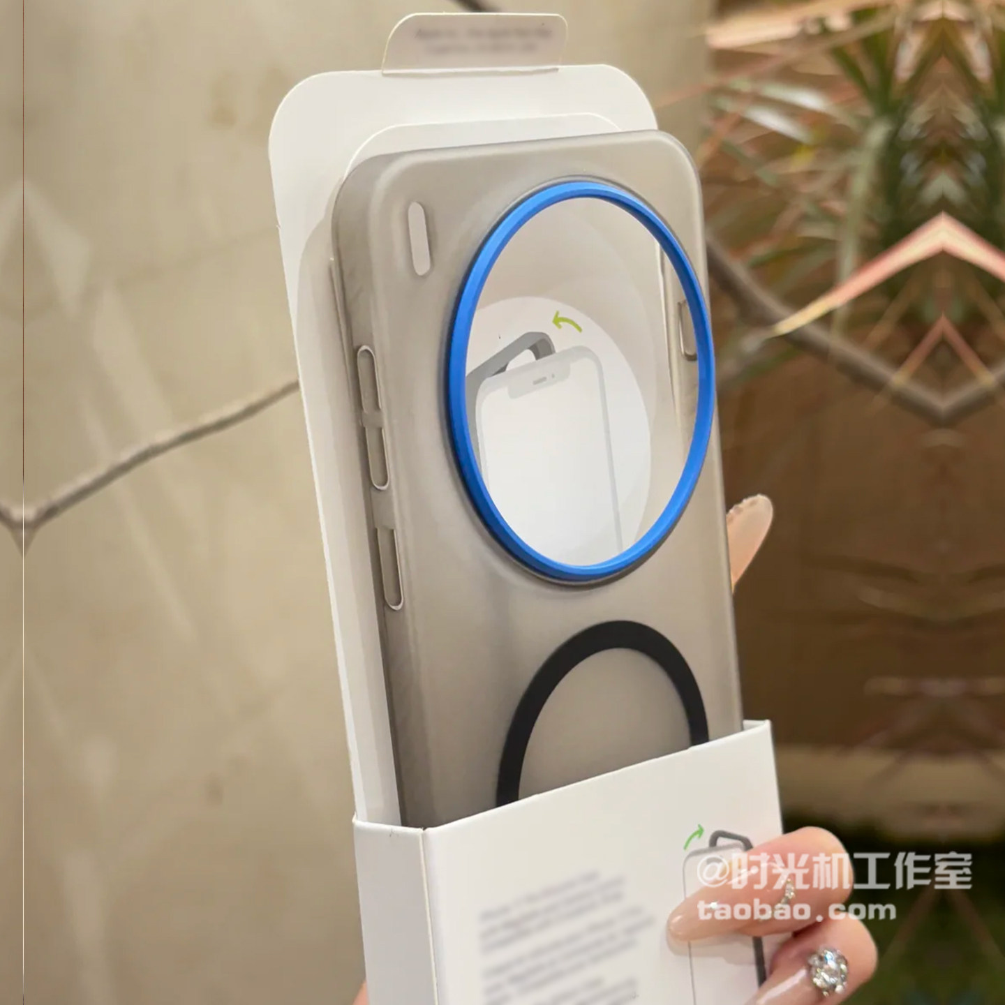 蓝调框冰雾磨砂黑磁吸壳适用vivoX300Ultra手机壳X300S保护套X200Promini防指纹IQOO15/13透明PC硬壳加高大孔