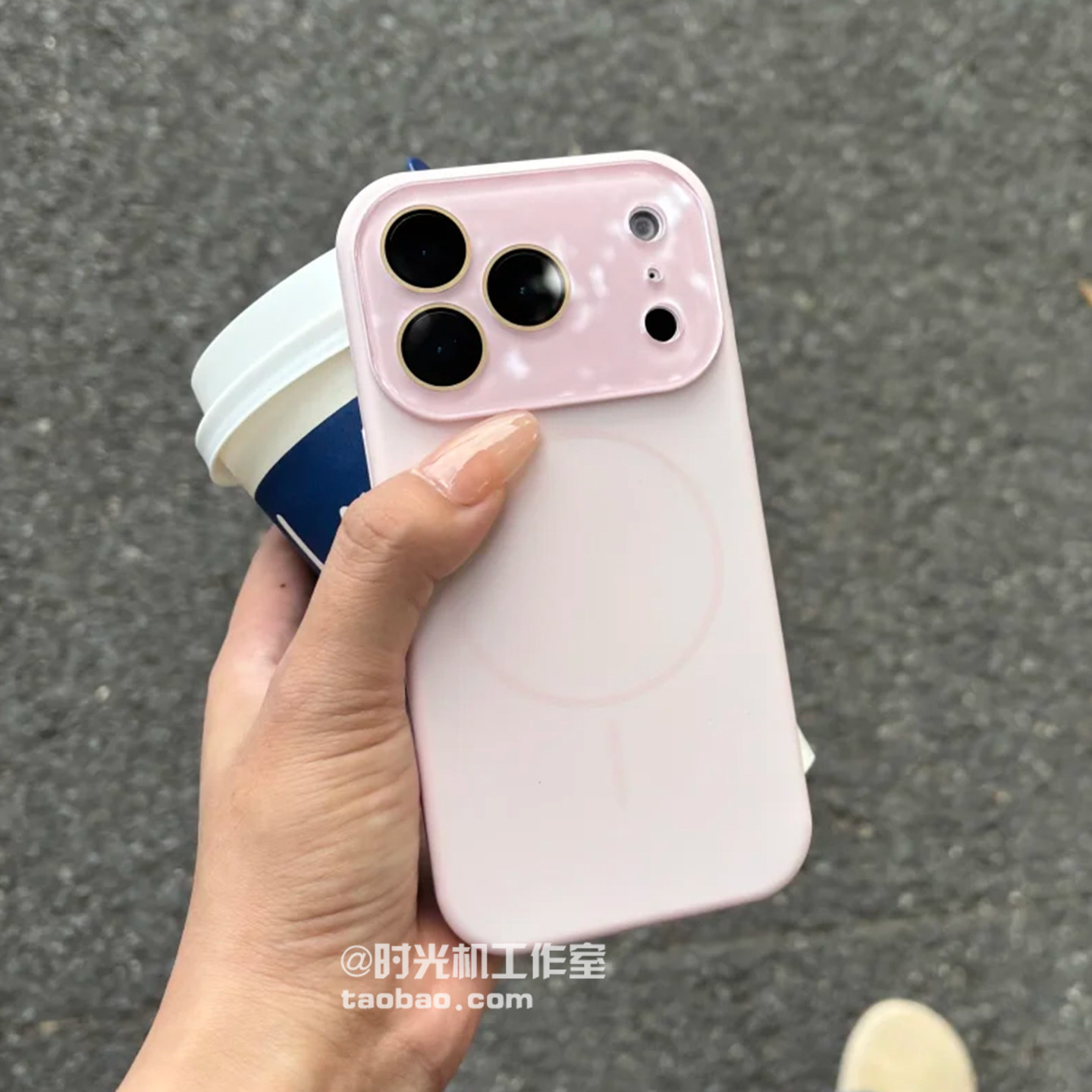 适用iPhone17Promax水晶镜头磁吸