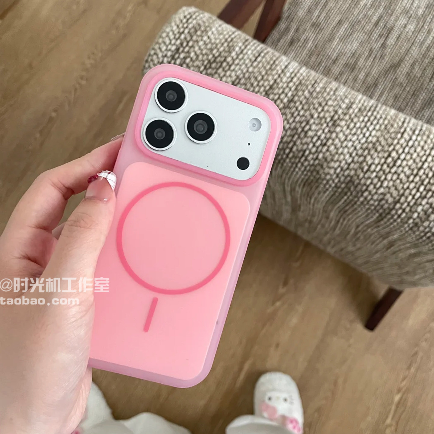 韩系少女樱花粉磁吸壳适用iPhone17液态硅胶苹果17Promax手机壳16PRO纯色肤感15耐脏防手汗ins可爱男女保护套