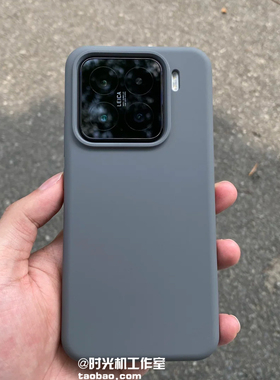 轻奢灰色真液态硅胶适用小米15/15Spro手机壳新款亲肤软糯感XIaomi14/13全包保护套红米K80至尊版K70耐脏纯色