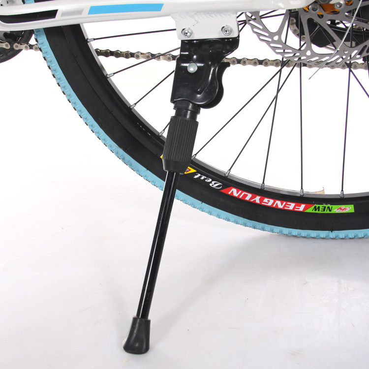 山地自行车侧支撑全铝脚撑 公路车站架站脚 单车零配件