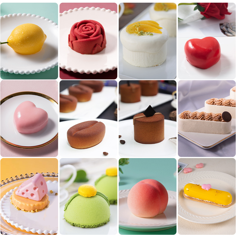 馥斓思薇红玫瑰法式甜点慕斯蛋糕