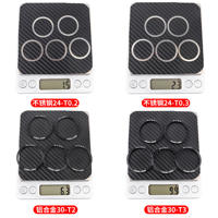 Aluminum alloy crank chainring fine-tuning washer BB86 91 92 PF30 BB30 center shaft washer 24 29 30MM thumbnail 8