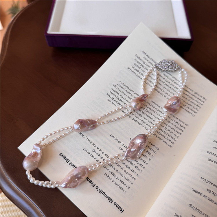 天然巴洛克异形珍珠项链小众设计高级感时尚毛衣链高贵大气首饰女,珠宝/钻石/翡翠,颈饰,淘宝优惠券,粉丝福利购,淘宝优惠卷