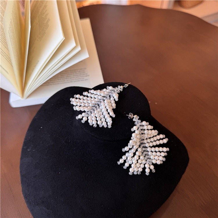 手工制作天然淡水珍珠耳环流苏重工轻奢时尚耳饰送女友,珠宝/钻石/翡翠,耳饰,淘宝优惠券,粉丝福利购,淘宝优惠卷