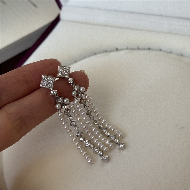 天然淡水珍珠耳环925纯银轻奢流苏耳饰气质长款防过敏高级感礼物,珠宝/钻石/翡翠,耳饰,淘宝优惠券,粉丝福利购,淘宝优惠卷