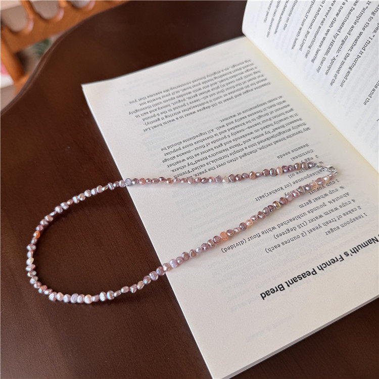 天然淡水混彩色不规则珍珠项链小众设计简约百搭baby短款锁骨链女,珠宝/钻石/翡翠,颈饰,淘宝优惠券,粉丝福利购,淘宝优惠卷