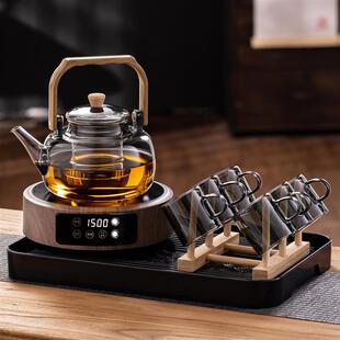 玻璃煮茶壶套装2026新款家用耐高温烧水壶电陶炉整套茶具煮茶器