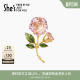 shes茜子冰雪秘境原创浪漫琉璃花朵胸针高级感别针胸花送女友礼物