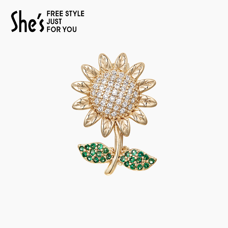 多用设计 防走光扣胸针 多重戴法