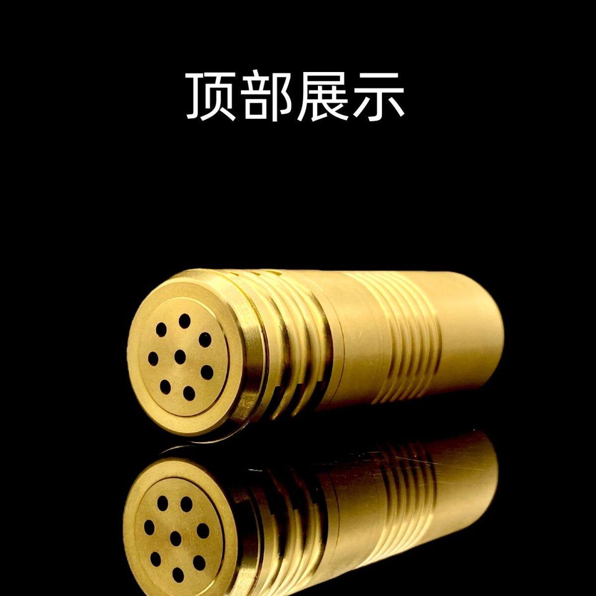 战壕手工温暖便携手持黄铜一体掏空怀炉香薰超长待机便携把玩收藏
