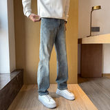 四季款牛仔裤男潮牌复古休闲百搭宽松显瘦弹力直筒长裤子185P65，男装牛仔裤，星座1102