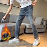 加绒九分-做旧蓝98606