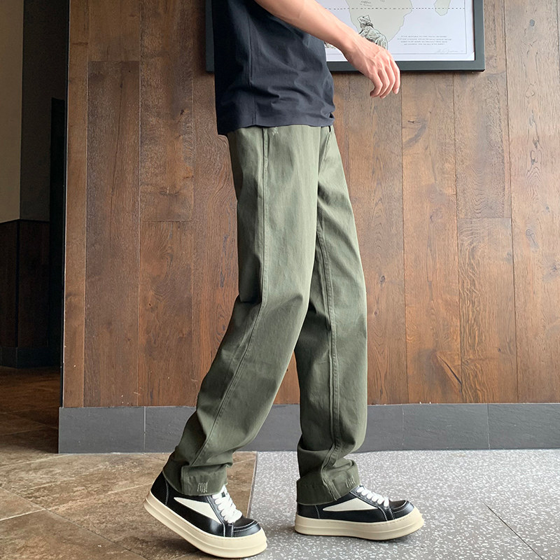 抖音美式可调节水洗破坏耐磨直筒做旧休闲牛仔裤男K1006P65,男装牛仔裤,星座1102